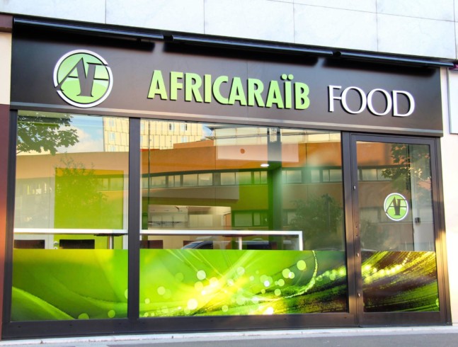 façade de restaurant Africaraïb Food