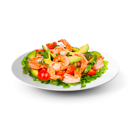 SALADE OCEANE Salade-tomates-avocat-crevettes